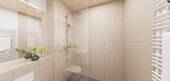 Badezimmer mit Dusche - 