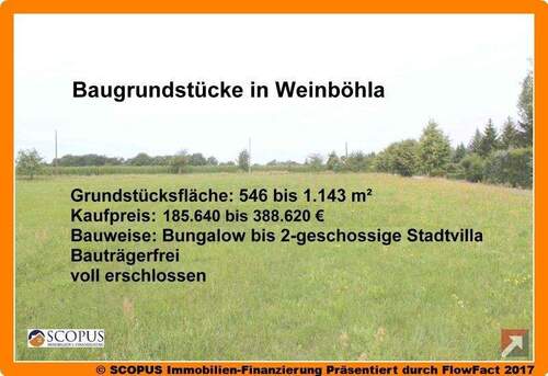 Baugrundstücke in Weinböhla - Verfügbare Baugrundstücke (546 bis 1.143 m²) für Ihr Traumhaus in ruhiger, grüner Lage von Weinböhla