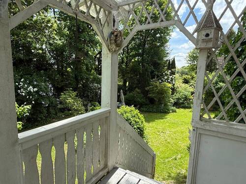 Blick von der Veranda in den Garten - 