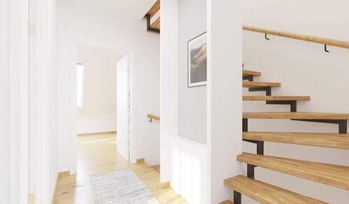 Helle Flure verleihen Ihrem Zuhause ein freundlich - 5 Zimmer Doppelhaushälfte in Wülfrath