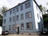 Hausvorderansicht - Schicke 1 Raum Dachgeschoss-Galerie-Wohnung im Hinterhaus am Rand der Dresdner Neustadt