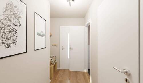 Freundlicher Eingangsbereich - 