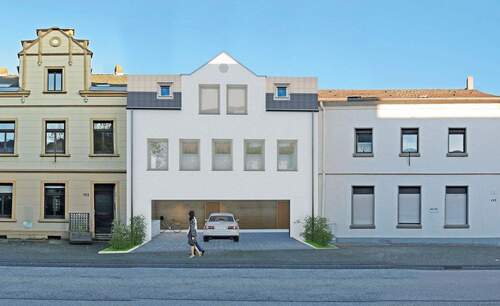 Visualisierung Ansicht Straße - 6 Zimmer Mehrfamilienhaus, Wohnhaus in Königswinter