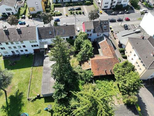 Luftaufnahme Gartenseite - Grundstück in Bonn zum Kaufen