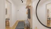 Heller und freundlicher Eingangsbereich - 3 Zimmer Etagenwohnung in Köln-Weidenpesch