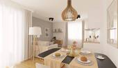 Lichtdurchfluteter Wohnbereich dank bodentiefer Fe - 
