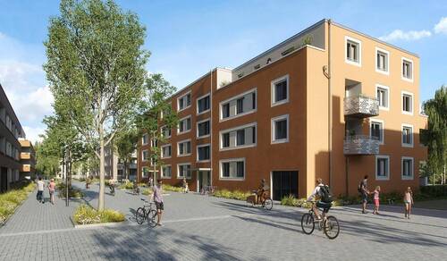 Grünes Wohnquartier in Köln-Weidenpesch - 