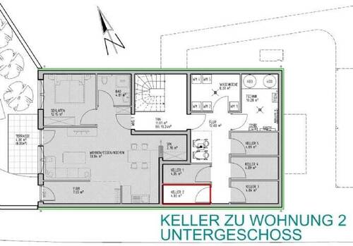 UG WHG2 - 3 Zimmer Etagenwohnung zum Kaufen in Murrhardt / Fornsbach