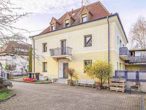 Seitenansicht - Etagenwohnung mit 85,90 m&sup2; in Karlsruhe / Knielingen zum Kaufen