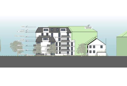 Ansicht West - Grundstück zum Kaufen in Leipzig