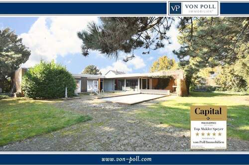 Titelbild neu - Blickgeschützter Bungalow mit Einliegerbereich und großem Grundstück mit Pool