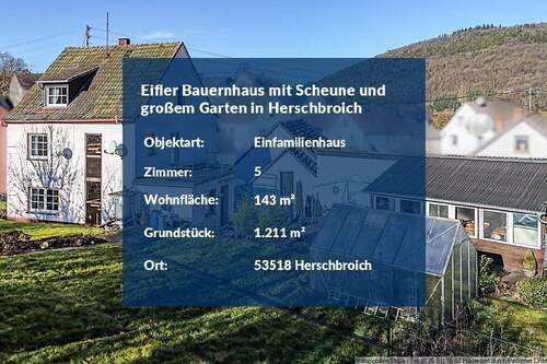Haus in Herschbroich - 5 Zimmer Einfamilienhaus zum Kaufen in Herschbroich