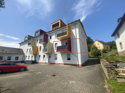 Rückansicht - 3 Zimmer Etagenwohnung in Prüm