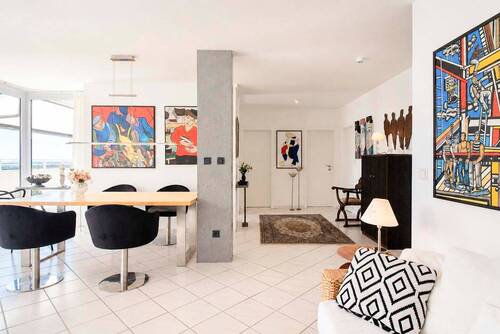 Wohn- und Essbereich - 3 Zimmer Etagenwohnung zum Kaufen in Frankfurt am Main