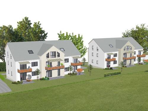 Ansicht West - 3 Zimmer Terrassenwohnung zum Kaufen in Schnaittach