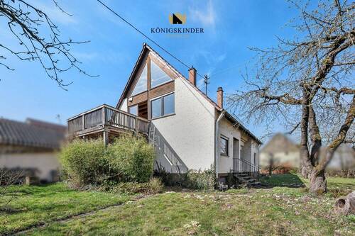 großer Balkon mit Zugang von außen - 