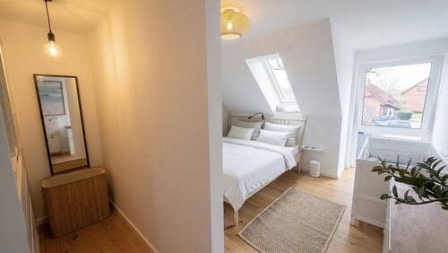 Schlafzimmer - Reihenendhaus mit 134,00 m&sup2; in Wedemark zur Miete