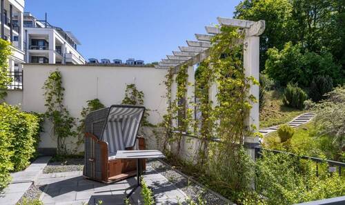 Ideale Rückzugsmöglichkeiten durch Terrasse u. med - 3 Zimmer Etagenwohnung in Sellin