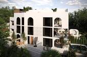 Seitliche Ansicht des Hauses - 