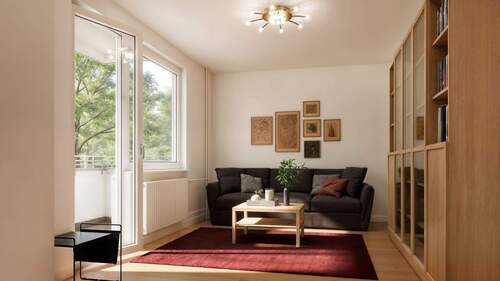 2-Zimmerwohnung mit Balkon - Eigennutzung in 7 Jahren - smartes Investment in Neuköllner Kiezlage