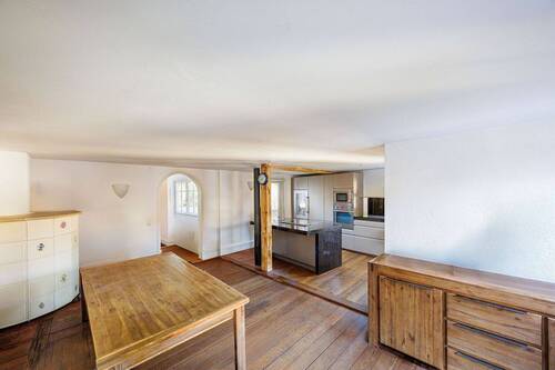 Wohnzimmer - 6 Zimmer Einfamilienhaus zum Kaufen in Marbach am Neckar