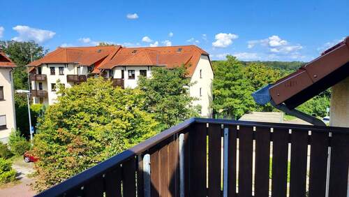 Ausblick vom Balkon - Einfamilienhaus in Machern zum Kaufen