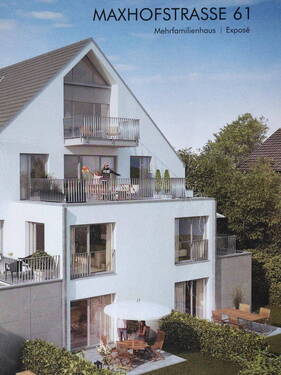 Gartenansicht Verkaufsprospekt - 