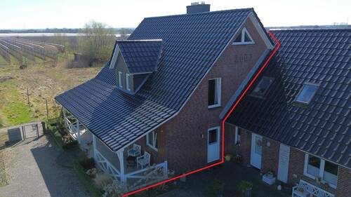 Vorderansicht - Modernes Einfamilienhaus mit Gewerbehalle und großzügiger Freifläche - Ideal für Wohnen und Arbeiten