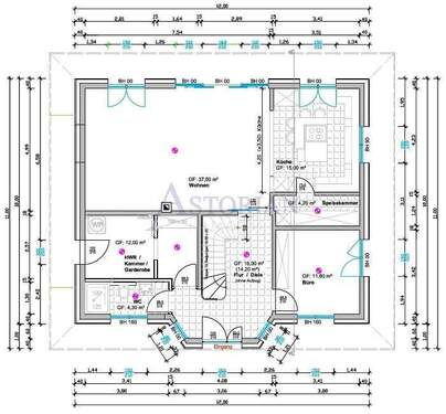 Haus F Grundriß EG - 