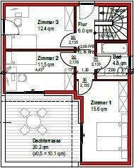 OG - 4 Zimmer Einfamilienhaus zum Kaufen in Offenbach am Main
