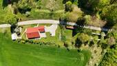 Haus von oben. - 