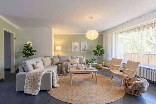 Wohnzimmer (Visualisierung) - Ansprechende 3-Zimmer-Wohnung in Viernheim! Bezugsbereit & mit Balkon!