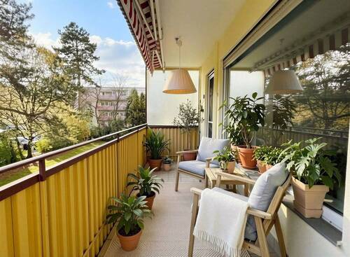 Balkon (Visualisierung) - 3 Zimmer Etagenwohnung in Viernheim