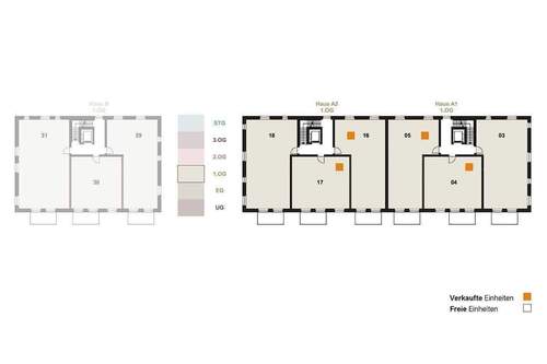 Geschossübersicht 1. OG - 