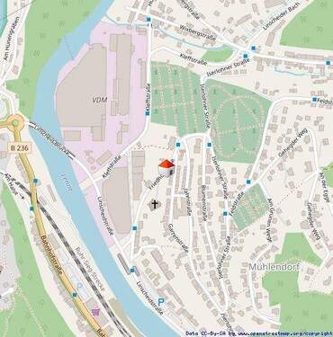 Lageplan - Grundstück in Altena