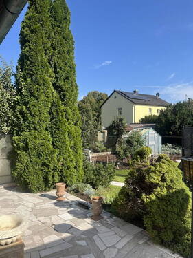 Blick von der Terrasse - 5 Zimmer Einfamilienhaus zum Kaufen in Maisach