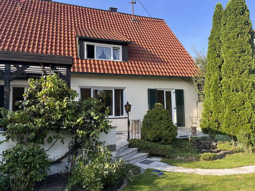 teilüberdachte Terrasse - 