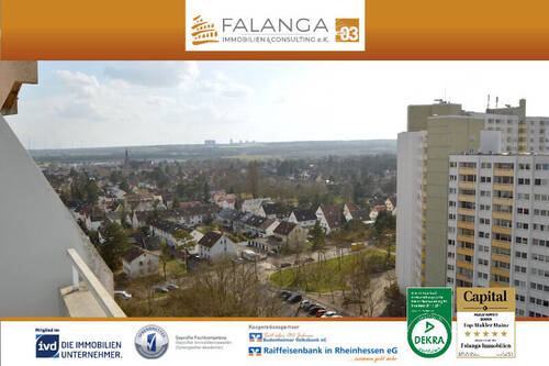 Titel II - Blick nach Mainz - FALANGA IMMOBILIEN - Wohnung m. herrlichem Fernblick in idealer Gonsenheimer Lage!