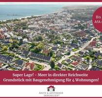 Super Lage! - Meer in direkter Reichweite Grundstück mit Baugenehmigung für 4 Wohnungen! - Grömitz