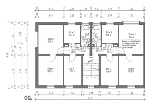Obergeschoss - Wohnung Nr.3 - 