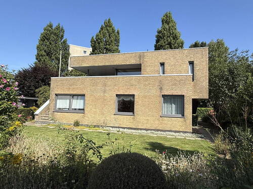 Gartenseite - Architektenhaus mit Elbblick - Hus in Luv -