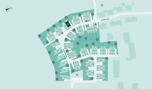 Lage des Doppelhauses im Quartier - 