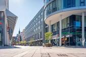Blick in die Webergasse - Chemnitz City - Ladengeschäft im Industrial Style