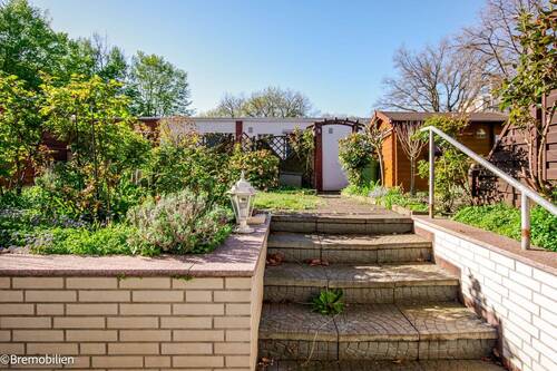 Garten - Reihenmittelhaus mit 110,00 m&sup2; in Bremen zum Kaufen