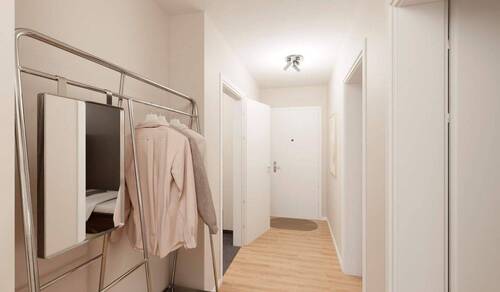 Freundlicher Eingangsbereich - 4 Zimmer Etagenwohnung zum Kaufen in Köln-Weidenpesch