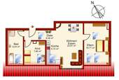 Grundriss der Wohnung - 