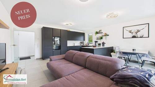 Wohnzimmer - NEUWERTIGE WOHNUNG MIT GARAGE UND GARTEN IN MERZIG-SCHWEMLINGEN