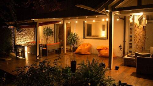 Terrasse bei Nacht - 