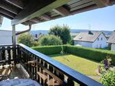 Balkon-Blick in den Garten - Einfamilienhaus mit 180,00 m² in Gusenburg zum Kaufen