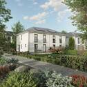 DH Aura 115 - Gartenansicht - 5 Zimmer Doppelhaushälfte zum Kaufen in Großrudestedt
